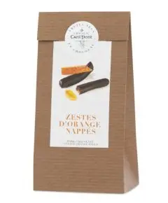 Cafe-Tasse - 'Appelsin Stykker Overtrukket Med Mørk Chokolade' - 125 g - Delikatesser