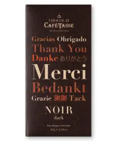 Cafe Tasse - 'Family Bar Dark 60 %' - 85 g - Delikatesser
