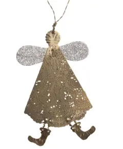 Jul - 'Juleengel I Messing og stål Til Ophæng' - Jul til bolig