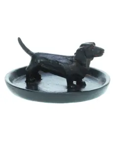 Lille Fin Gravhund I En Skål - Opbevaring & Indkøbsnet