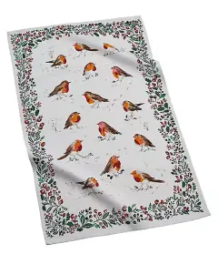 Ulster Weavers - 'Winter Robin' - Viskestykke - Køkkenet