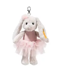 Steiff - 'Hoppie Ballet Kanin' Nøglering - 16 cm - Steiff