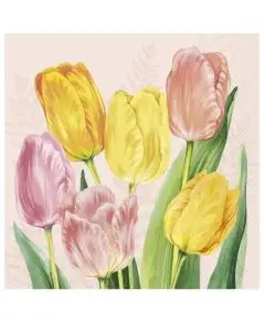 Ihr - 'Spring Tulips' - Frokostservietter - IHR