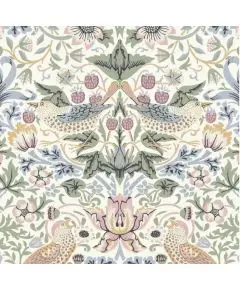 William Morris - 'Strawberry Thief' Pastel - Frokostservietter - Morris & Co.