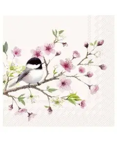 Ihr - 'Little Birdie' Light Rose - Frokostservietter - IHR