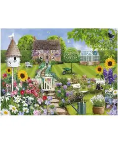 All Puzzel Company - 'Cottage Garden Path' - 1000 Brikker - Puslespil, Bamser & Dekoration