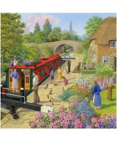 All Puzzel Company - 'Lock Keepers Cottage' 1000 Brikker - Puslespil, Bamser & Dekoration