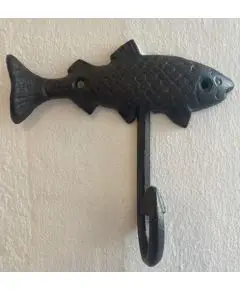 Støbejernsfiskekrog, 15,8 cm - Haven