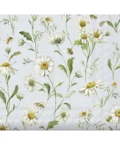 Ihr - 'Daisies - Light Blue' Frokostservietter - IHR