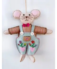 Hr Påskemus med turkis Overall - HAVE & BOLIG