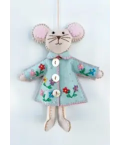 Påskemus Med Turkis Kjole - HAVE & BOLIG