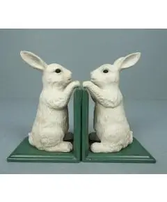 Påskeharer Som Bogstøtter - H: 15 cm - HAVE & BOLIG