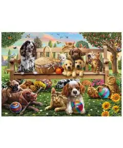 Wentworth - 'Pets In The Park' - 250 Træ-Brikker - Wentworth Puslespil