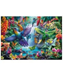 Wentworth - 'Tropical Hummingbirds' - 40 Træ-Brikker - Wentworth Puslespil
