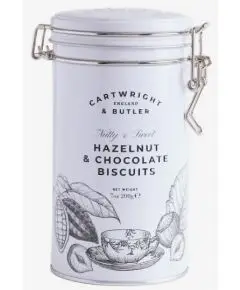 Cartwright & Butler - 'Hazelnut & Chokolate Biscuits' 200 g - Delikatesser