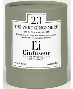 L'Infuseur -  Te - Økologisk The Vert Gingembre - nr. 23 - 60 g - L'infuseur