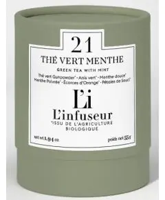 L'Infuseur -  Te - The Vert Menthe - Nr. 21 - 55 g - L'infuseur