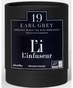 L'Infuseur -  Te - Earl Grey Nr. 19 Sort Te Med Bergamotte - 80 g - L'infuseur