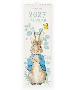 Peter Rabbit - 'Peter Kanin Slim Vægkalender 2027' - Kort, kalendere, blokke og notesbøger
