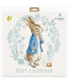 Peter Rabbit - 'Peter Kanin Firkantet Vægkalender 2027' - Kort, kalendere, blokke og notesbøger
