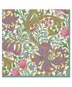 Caspari - 'Golden Lily' - Frokost Servietter - Morris & Co.