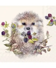 Ihr - 'Forrest Hedgehog' - Frokostservietter - IHR