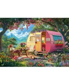 Wentworth - 'Caravan Sanctuary' 250 Træ-Brikker - Wentworth Puslespil