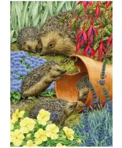 Wentworth - 'Hedgehogs' 250 Træ-Brikker - Wentworth Puslespil