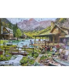 Wentworth - 'Crystal Lake' - 250 Træ-Brikker - Wentworth Puslespil