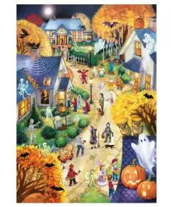 Wentworth - 'Trick Or Treat Street' Puslespil - 40 Træ-Brikker - Wentworth Puslespil