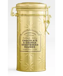 Cartwright & Butler - 'Chocolate & Orange Shortbread tin' - 150 gr - Delikatesser