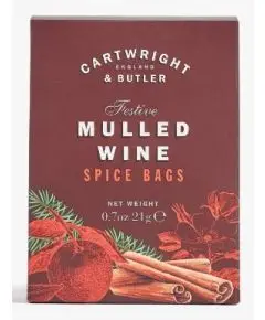 Cartwright & Butler - 'Mulled Wine Spice Bags' - En Slags Gløg - 21 gr - Delikatesser