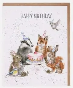 Wrendale - 'Happy Birthday' Kort - Wrendale Designs