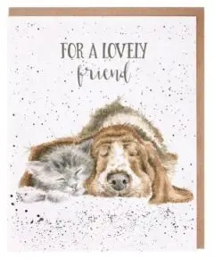 Wrendale - 'For A Lovely Friend' Kort - Wrendale Designs
