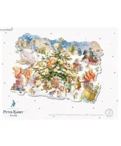 Wentworth - 'Peter Rabbit - Dancing Around The Tree' 250 Træ-Brikker - Wentworth Puslespil