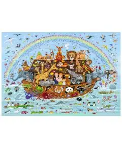 Wentworth - 'Noah's Ark' - 100 Store Træ- Brikker - Wentworth Puslespil
