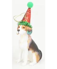 Gisela Graham - 'Beagle Med Festhat' - Ophæng - JUL