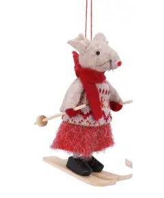 Gisela Graham - 'Fru Mus På Ski' - Ophæng - JUL
