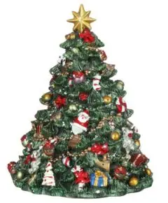Gisela Graham - 'Juletr&aelig; der drejer og spiller "We Wish You A Merry Christmas" - 